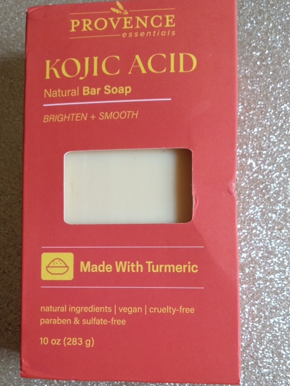 Brand New PROVENCE Essentials Kojic Acid Natural Bar Soap